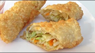 Veggie Egg Rolls  PoorMansGourmet [upl. by Phail]