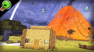 Minecraft but every 5 minutes theres a natural disaster [upl. by Naryk]