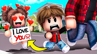 BABY BROOK Has A CRUSH In Roblox Brookhaven [upl. by Anead]