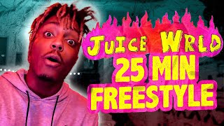 Juice WRLD 25 minute freestyle [upl. by Ardnasyl]