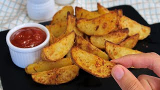 BATATA RÃšSTICA IGUAL DE LANCHONETE EM 20 MINUTOS NA AIR FRYER  SUPER SEQUINHA E CROCANTE [upl. by Aivatal]