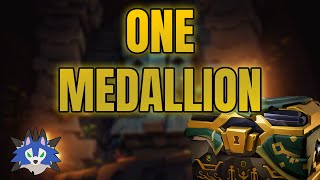 How to Solve Gold Hoarder Vaults with ONE MEDALLION  Sea of Thieves [upl. by Nais894]