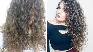 Eliminare il CRESPO dai capelli RICCI  LA MIA ROUTINE [upl. by Nlyak]