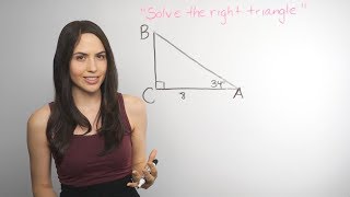 Trigonometry Solving Right Triangles How NancyPi [upl. by Orrocos]