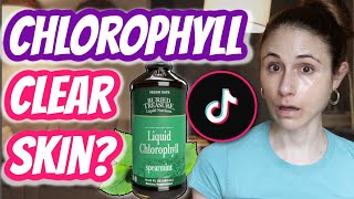 CHLOROPHYLL WATER FOR CLEAR SKIN Tiktok skin care FAIL Dr Dray [upl. by Anirba]