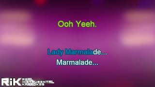 Lady Marmalade Live INSTRUMENTAL with Backing Vocals  Christina Aguilera [upl. by Acinahs545]