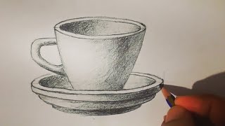 Coffee cup drawingKahve fincanı çizimi [upl. by Holbrooke]