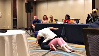 Adrienette at Anime Midwest 2017  Miraculous Ladybug Panel [upl. by Lipp]