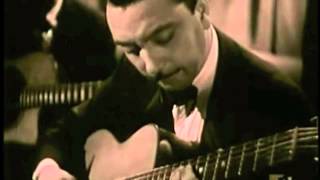 Django Reinhardt CLIP performing live 1945 [upl. by Ardnossac]