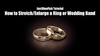 How to Stretch or Enlarge a Ring Tutorial [upl. by Emily49]