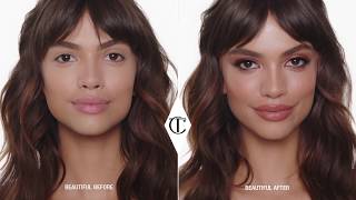 How To Create A PeachyCopper Eyeshadow Look Using The Charlotte Darling Palette  Charlotte Tilbury [upl. by Lehcin]