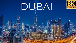 DUBAI United Arab Emirates In 8K ULTRA HD HDR 60 FPS [upl. by Hterrag641]