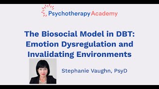 The Biosocial Model in DBT Emotion Dysregulation and Invalidating Environments [upl. by Anerehs]