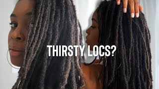 How I Keep My Locs Moisturized WITHOUT Buildup [upl. by Hapte569]