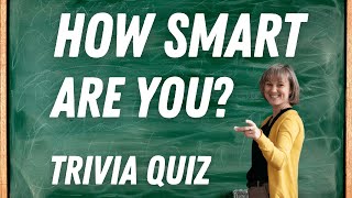 How Smart Are You Can You Answer 50 General knowledge Questions  Quiz Game [upl. by Anelis]