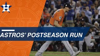 Look back at the Astros epic 2017 postseason run as they win the World Series [upl. by Sink]