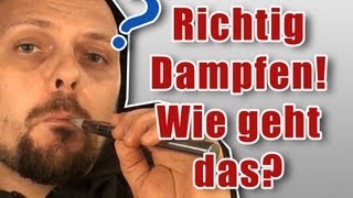 EZigarette richtig rauchen EinsteigerVideo [upl. by Slen]