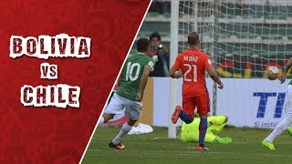 Bolivia 1  0 Chile  Eliminatorias Rusia 2018  Fecha 16 [upl. by Akimahs32]