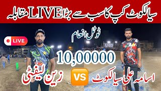 Sialkot Cup  ZAIN LEFTI VS USAMA ALI SIALKOT  Big Match [upl. by Airdnaed94]