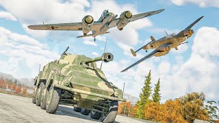 GERMAN FLYING TANK BUSTERS  Hs 129 B3 amp Bf 110 G2 War Thunder [upl. by Abbate]