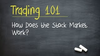 Trading 101 How Does the Stock Market Work [upl. by Yun]