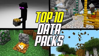 Top 10 Best Minecraft Data Packs [upl. by Enilraep]