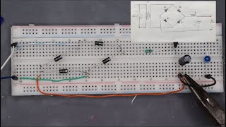 Fullwave bridge rectifier circuit Power Supply [upl. by Ansev]