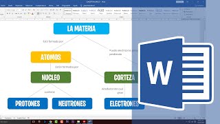 Como hacer un MAPA CONCEPTUAL en WORD 2020 [upl. by Kellia]