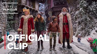 The Christmas Chronicles 2  Kurt Russell amp Goldie Hawn Tour Santa’s Village Scene  Netflix [upl. by Hamilton601]