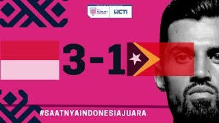 INDONESIA VS TIMOR LESTE AFF 3  1 [upl. by Meaghan]