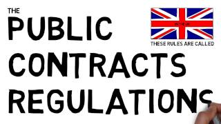 What are the Public Contracts Regulations [upl. by Berta31]