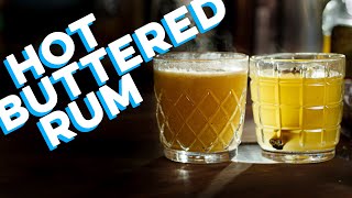 Hot Buttered Rum 2 Ways AND Fat Washing  How to Drink [upl. by Ennoryt]