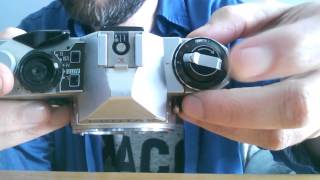 Pentax ME Super shutter lock up problem [upl. by Attelrak32]