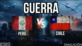 PERÚ VS CHILE GUERRA simulación [upl. by Radack923]