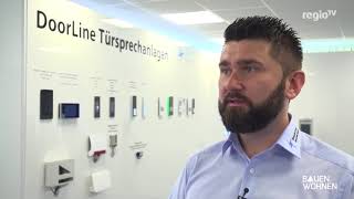 TVBeitrag „Bauen und Wohnen“ DoorLine Türsprechanlagen mit dem Smartphone verbinden [upl. by Meletius619]