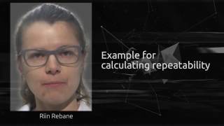 Example for calculating repeatability [upl. by Nodnahs694]