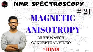 NMR SPECTROSCOPY 21  MAGNETIC ANISOTROPY  BENZENE  ACETYLENE [upl. by Lesh]