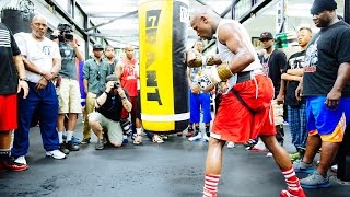 Floyd Mayweather Open Workout  Wednesday August 26 [upl. by Eylsel]