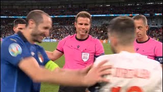 Giorgio Chiellini Freindly Fight Vs Jordi Alba Funny Moments Italy Vs Spain [upl. by Cates471]