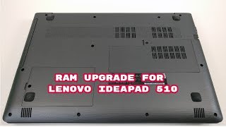 How to upgrade Ram Lenovo Ideapad 510 [upl. by Iahk]