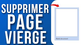 Comment Supprimer Une Page Vierge Sur Word  FACILE [upl. by Jayme]