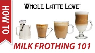 Milk Frothing for Beginners [upl. by Amaj]