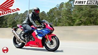 2021 Honda CBR 1000 RRR SP  First Ride [upl. by Estren414]