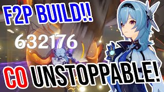 C0 Eula is UNSTOPPABLE 4★ Weapon Showcase Genshin Impact [upl. by Yorgo]