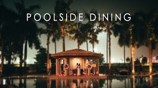 Poolside dining at The Hyatt Kolkata with Outbox [upl. by Sisile]