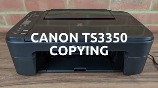 Canon TS3350 Copying [upl. by Carmen770]