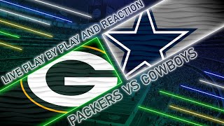 Packers vs Cowboys Live Play by Play amp Reaction [upl. by Clapper211]