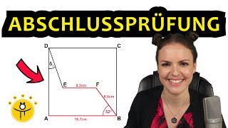 ABSCHLUSSPRÜFUNG Realschule Mathe – 10 Klasse Sinus Cosinus Tangens rechtwinkliges Dreieck [upl. by Aivin]