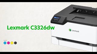 Lexmark C3326dw Farblaserdrucker – Lexmark GO Line™ Serie deutsch [upl. by Ataner]