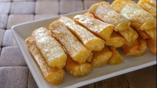 How to make Fried Cassava Yuca [upl. by Annavaj]